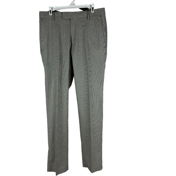 1926 Originals Slim Fit Gray Plaid Dress Pants 32x32 - Picture 1 of 6